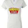 Women's Short Sleeve V-Neck T-Shirt Thumbnail