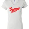 Women's Short Sleeve V-Neck T-Shirt Thumbnail